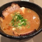 つけ麺 五ノ神製作所 - 2014年9月16日の海老味噌つけ麺のつけ汁