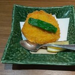 ホテルニュー水戸屋 - 蟹の甲羅揚げ