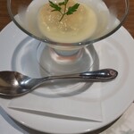 ホテルニュー水戸屋 - ヨーグルトとマスカットムース