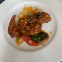 赤坂 四川飯店 - 張大千のお勧めの鶏肉炒め物