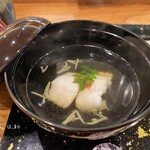 てんぷら 一心 - 鱧のお吸い物