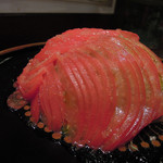 新料理 都留野 - トマトサラダ　ズームアップ