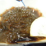 新料理 都留野 - もずく酢　ズームアップ