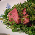 新料理 都留野 - たんタタキ　ズームアップ