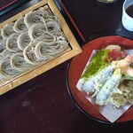そばや清兵衛 - 天ぷらそばセット 大盛