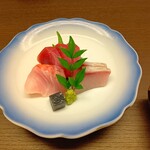 瀬戸内味覚処 芸州 本店 - 刺身三種盛り