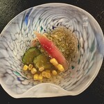 鶴清 - お出汁のゼリー寄せ