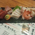 羅臼　海ぼうず - 刺身盛り合わせ