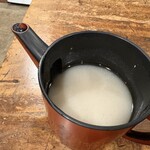 飛騨茶屋 寿美久 - 蕎麦湯
