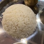 インド・ネパールレストラン プルナディープ - 長粒米と短粒米の絶妙な配合