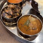 MAK's Dining - ノンベジミールス（マトン）…税込1400円+100円=1500円