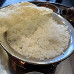 MAK's Dining - ノンベジミールス（マトン）…税込1400円+100円=1500円