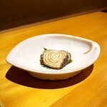 いざかや しん - いぶりがっことクリームチーズのマリアージュは日本酒にもワインにも相性抜群です！！(o^^o)