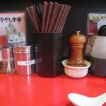 千里眼 - 卓上の調味料