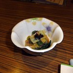 秀浜 - お通し　青柳と葱のヌタだったかな？