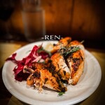 生ハムとワイン メッシタフランコ - 鶏のロースト