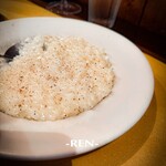 生ハムとワイン メッシタフランコ - チーズリゾット