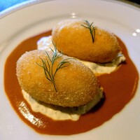 洋食 つばき - 毛蟹クリームコロッケ