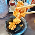 煮干しラーメン山岡家 - からあげもジューシーで美味しい❗️