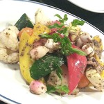 ベーカリー&レストラン 沢村 - 旬野菜の温製サラダ タップナード風味