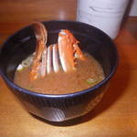 鮨処 膳 - 蟹の味噌汁