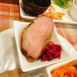 ビストロ アン ファミーユ - 鴨の西京味噌焼