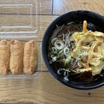 上毛高原そば - いなり 冷やし天ぷら蕎麦