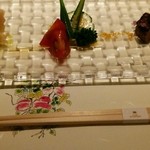 ラ メゾン ヒトトキ - 北海道産活帆立貝のマリネ 2種の味で