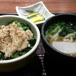 定食屋百菜 旬 - さばほぐしごはん定食 594円