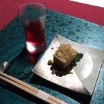 FOUR SEASONS - 食前の梅酒、なんとか豆腐