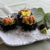雲丹刺し