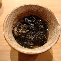 佐野鮨 - 牡蠣と海苔の茶碗蒸し