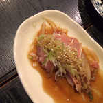Genkainada - 地鶏たたき（食べかけ…笑）