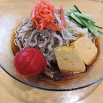 手打ちラーメン 清仁軒 - 具材を全部乗せたところ