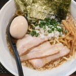 中華そば 武川 - 特製背脂中華そば（大盛）背脂多め