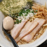 中華そば 武川 - 特製背脂中華そば（大盛）背脂多め