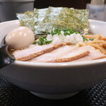 中華そば 武川 - 特製背脂中華そば（大盛）背脂多め