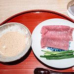 肉屋 田中 - 花乃牛サーロインしゃぶしゃぶ