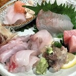 タカラヤ - 男鹿直送刺盛り880円ദ്ദി ´ᵕ｀๑)و♡♬♬♬