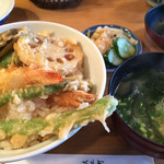 天銀 - えび天丼1,000円