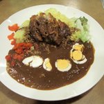 桃丘 - ポークカツカレー（650円）＋ゆで卵トッピング