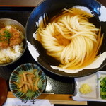 手打ちうどん 団平 - ひやかけセット（冷やしカツ茶漬け）