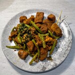 師園鹽酥雞 - インゲンがなければ真茶色