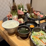 炭火焼 てんま  - 「特選極み盛りランチ（中）」（5,280円）
