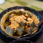 清水屋 - ところてん くずもち風 小皿 430円