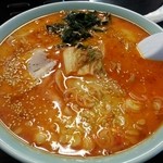 豊岡精肉焼肉店 - とんこつ赤ラーメン800円