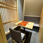 札幌 鮨 銀座 一 - 店内（個室）