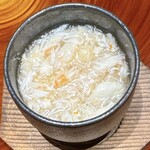 札幌 鮨 銀座 一 - 蟹のあんかけ茶碗蒸し