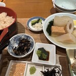 おぐ羅 - おでんとなめろう定食（なめろうは写真にはないです。）