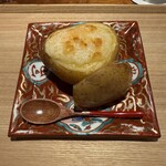 東山 吉寿 - 毛蟹、ズッキーニ、ジャガイモのグラタン